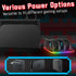 Fosmon Joy-Con Charging Hub for Nintendo Switch 2 w/ RGB Lights and Charging Indicator - Black