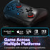 Fosmon Wireless Gaming Controller, 12-Hour Battery & Turbo Function, Black
