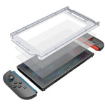 Fosmon Screen Protector for Nintendo Switch 2 2025 [with Auto-Alignment Frame Kit] Clear Tempered Glass 9H Hardness, Dust-Free, Bubble-Free, Anti-Scratch, Touch Sensitive