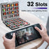 32 Pieces Gamecard Storage for Nintendo Switch 1 and 2 with Strap