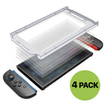 Fosmon Screen Protector for Nintendo Switch 2 2025 [with Auto-Alignment Frame Kit] Clear Tempered Glass 9H Hardness, Dust-Free, Bubble-Free, Anti-Scratch, Touch Sensitive