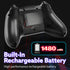 Fosmon Wireless Gaming Controller with 2.4GHz Dongle, Programmable Turbo Buttons & Vibration, PC/Switch/Android/iOS - Black