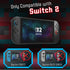 Fosmon For Nintendo Switch 2 Charger, Switch 2 Controller Charger, Switch 2 Charging Station, 4in1 Switch 2 Joy Con Charger RGB Switch 2 Charging Dock