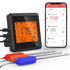 Garnen Bluetooth Wireless Meat Thermometer For Grilling
with 3 Probes Black