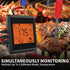 Garnen Bluetooth Wireless Meat Thermometer For Grilling
with 3 Probes Black