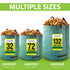 Garnen 72 Gallon Reusable Garden Waste Bags with Handles
(67cm X 76cm)– Green