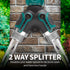 Garnen 2 Way Garden Hose Splitter / Y Connector Green