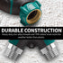 Garnen 2 Way Garden Hose Splitter / Y Connector Green