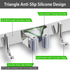 Garnen Mop and Broom Organizer Wall Mount Holder (4 Racks+ 5 Hooks) Silver Stainless Steel