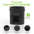 Garnen 7 Gallon Potato Garden Grow Bag with Handles & Harvest Window Black