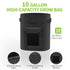 Garnen 10 Gallon Potato Garden Grow Bag with Handles & Harvest Window – Black