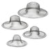 Garnen 4 Pack Kitchen Sink Drain Strainer, Stainless Steel Mesh Sink Strainer Basket, Shower Drain Hair Catcher For Bathroom, 2.1", 2.8", 3.5" & 4.3"