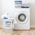 Garnen Large Round Laundry Bag w/Handle 40cm X 50cm -White