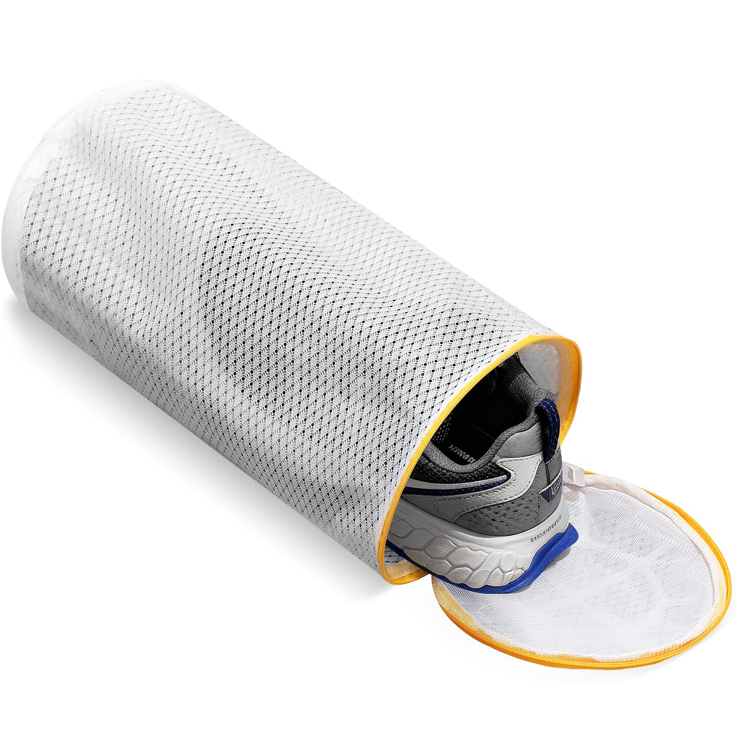 Garnen 2 Pack Shoe Washing Bag, Reusable Sneaker Shoe Laundry Bags for Washer Dryer Machine, Durable Mesh Washing Bag For Running Shoes, Socks, Bras
