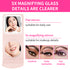 Garnen Portable LED Lighted Bi-Fold Mirror Case - Pink