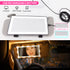 Garnen Car Visor LED Vanity Mirror, Car Makeup Mirror with LED Lights - Black