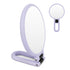 Garnen Double-Sided Hand Mirror with 10X Magnification