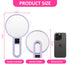 Garnen Double-Sided Hand Mirror with 10X Magnification