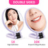 Garnen Double-Sided Hand Mirror with 10X Magnification
