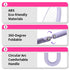 Garnen Double-Sided Hand Mirror with 10X Magnification