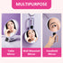 Garnen Double-Sided Hand Mirror with 10X Magnification
