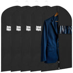 Mber 40" Hanging Suit Garment Bag with Clear Window, Black