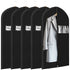 Mber 47" Suit Bag Garment Bag for Travel and Storage, Suit Bags for Hanging Clothes with Zipper & Visible Transparent Window, Garment Bags for Storage Suits,T-shirts, Jackets and Coats