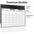Garnen Monthly & Weekly Planner Magnetic Dry Erase Board - 2 Pack