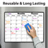 Garnen Monthly & Weekly Planner Magnetic Dry Erase Board - 2 Pack