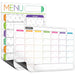 Garnen Fridge Calendar Magnetic, Magnetic Calendar For Refrigerator, White Board Calendar Dry Erase Monthly Weekly Daily Meal Planner & Grocery List