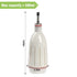 Garnen Ceramic Oil and Vinegar Dispenser Bottle, 500ml Leak-Proof Cruet with Stainless Steel Pour Spout