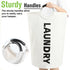 Garnen 90L Large Capacity Foldable Laundry Hamper for Clothes Storage