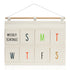 Garnen 8-Pocket Hanging Weekly Schedule Wall Organizer Planner for Home Office Organization & Scheduling