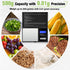 Garnen Jewelry Scale 500g/0.01g Precision Gram Scale Digital Weight Grams Ounces, Small Scale Portable Mini Pocket Scale for Coffee Spices Lab Kitchen