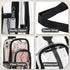 Garnen Clear Crossbody Bags for Stadium Events, Clear Purse Crossbody Sling Bag with Zipper & Adjustable Strap Clear Stadium Approved See Through Bag