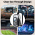 Garnen Clear Crossbody Bags for Stadium Events, Clear Purse Crossbody Sling Bag with Zipper & Adjustable Strap Clear Stadium Approved See Through Bag