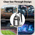 Garnen Clear Crossbody Bags for Stadium Events, Clear Purse Crossbody Sling Bag Clear Stadium Approved See Through Bag with Zipper & Adjustable Strap