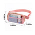 Garnen Clear Fanny Pack Stadium Approved Bag, Clear Crossbody Bag for Stadium Events Concerts Gameday, Clear Belt Bag with Adjustable Strap