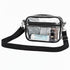 Garnen Clear Bag for Stadium Events, Clear Purse Crossbody Bags, Clear Stadium Approved Bags See Through Bag With Zipper and Adjustable Strap