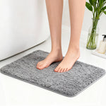 Garnen Microfiber Bath Mat - Non-Slip Absorbent Bathroom Rug, 50x80 cm