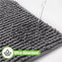 Garnen Tufted Microfiber Bath Mat - Textured Non-Slip Design, 50x80 cm