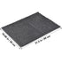 Garnen Tufted Microfiber Bath Mat - Textured Non-Slip Design, 50x80 cm