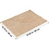 Garnen Tufted Microfiber Bath Mat - Textured Non-Slip Design, 40x60 cm