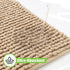 Garnen Tufted Microfiber Bath Mat - Textured Non-Slip Design, 50x80 cm