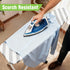 Garnen Ironing Board Cover and Pad 15"x54", Replacement Iron Board Cover With Padding 6mm Extra Thick Standard Ironing Board Cover