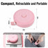Garnen 2x Retractable Measuring Tape, Body Measuring Tape Mini Tape Measure, Soft Flexible Measuring Tape for Fitness Cloth Sewing Fabric Tape Measure