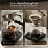 Garnen Mini Smart Coffee Scale, Precision 0.1g with Auto Timer and LED Display, Black