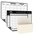 Garnen 2 Pack Dry Erase Monthly & Weekly Planner with Large Magnetic Storage Organizer, 16.9 x 13" Reusable Boards, White