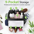 Garnen Portable Mesh Storage Baskets Shower Caddy, Quick Dry Multi-Pocket Tote Organizer for College Dorm Gym Camping