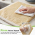 Garnen Beeswax Bread Bags for Homemade Bread, Reusable Eco-Friendly Food Storage Wrap Pouches, Beige